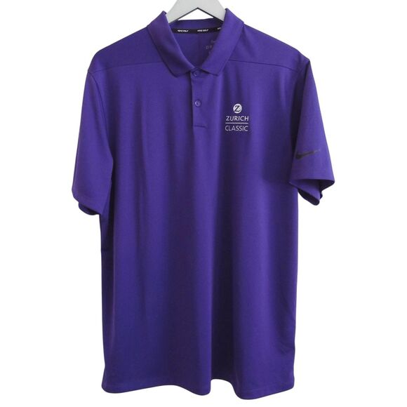 Nike Golf Shirt Zurich Classic TPC Louisiana Dri Fit Sz L - Picture 1 of 9